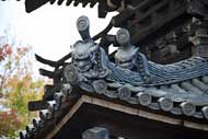 Onigawara of the pagoda
