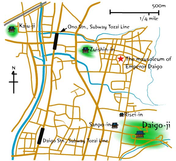 Map of Daigo