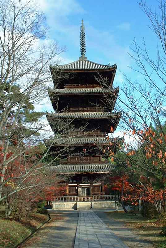5 storied pagoda of ninna-ji